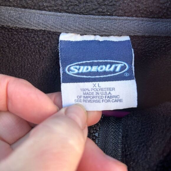 Sideout jacket pullover partial zip pockets size xl - Picture 5 of 6